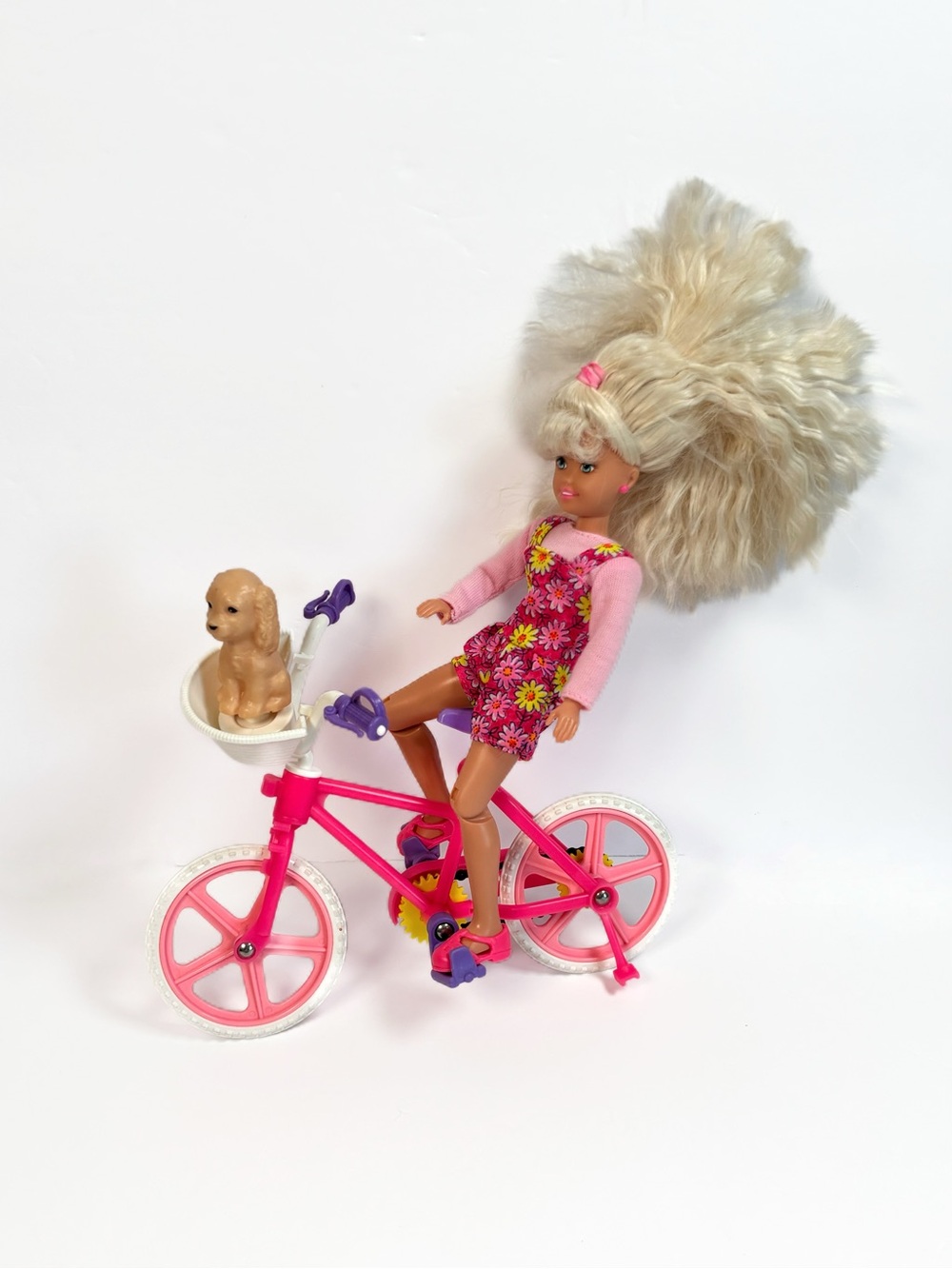 1996 Bicyclin Stacie Little Sister of Barbie Bicycle Bike Vintage 90s Blonde
